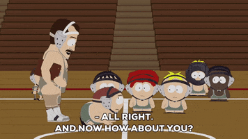 token black wrestling GIF by South Park 