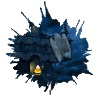 Haunted House Ghost Sticker