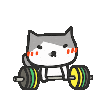 Gym Power Sticker by yomoyeah