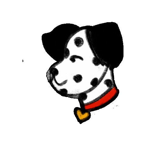 Dog Artist Sticker