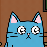Big Eyes Nopecat GIF