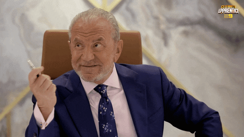 Happy Lord Sugar GIF by Celebrity Apprentice Australia
