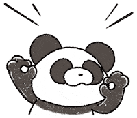 Panda Yes Sticker