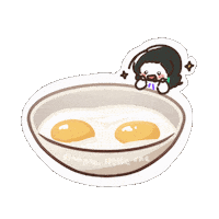 Soft Boiled Egg Breakfast Sticker