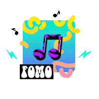 Fomo Sticker by Smule Stickers