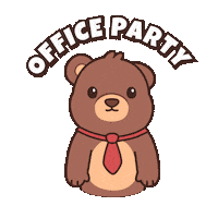 Teddy Bear Dancing Sticker by BEARISH