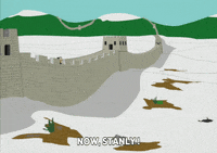 snow sky GIF by South Park 