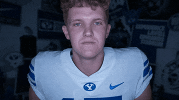 Byu Football Jacob Conover GIF by BYU Cougars