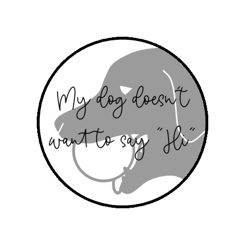 givethedogaball antisocial give the dog a ball givethedogaball leash your dog Sticker