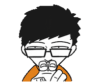 Pointing Staring Sticker