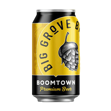 Iowa City Drinking Sticker by Big Grove Brewery