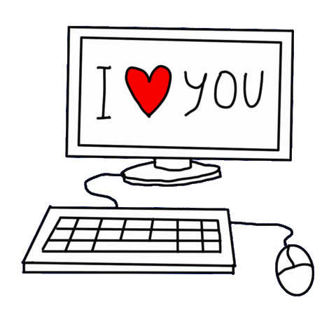 I Love You Heart Sticker by Francesco IV