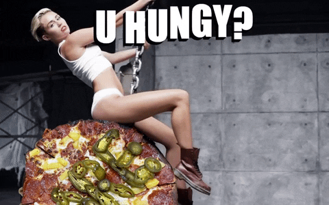 Pizza Miley GIF by Rare Pizzas