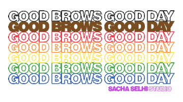 Lashes Eyebrows Sticker by Sacha Selhi Studio