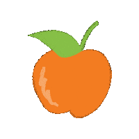 ObradorFlorida fruit fruta naranja mandarina Sticker