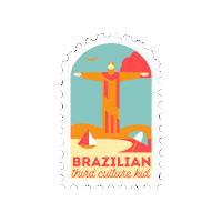 Travel Third Culture Kid Sticker by Kaleidoscope