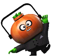 Happy Trick Or Treat Sticker by Mioe Studio