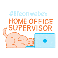 Work From Home Sticker by Cisco Webex