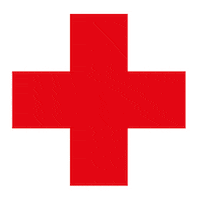 Heartbeat Roteskreuz Sticker by Bayerisches Rotes Kreuz