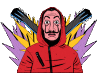 La Casa De Papel Lcdp Sticker by NETFLIX