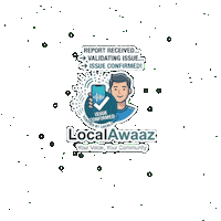LocalAwaaz approved legit verified confirmed Sticker