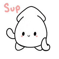 Wave Hello Sticker by Aminal Stickers