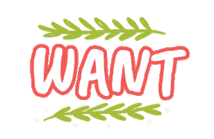 Need Want Sticker by homesalivepets