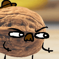 WalnutAndBanana crazy nuts walnut im crazy GIF