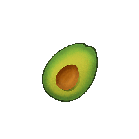 Avocado Sticker