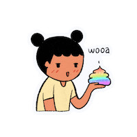 Rainbow Poop Sticker