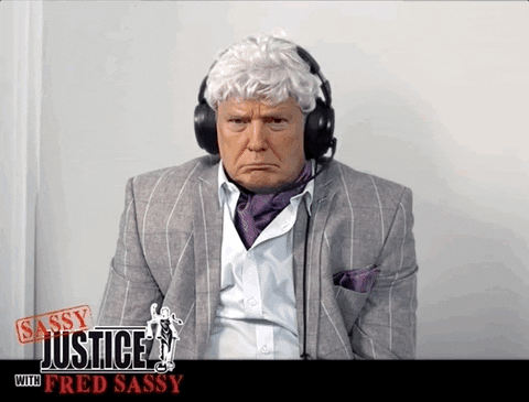 sassyjustice giphyupload confused trump thinking GIF