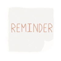 Reminder Sticker by Ago fashion creative