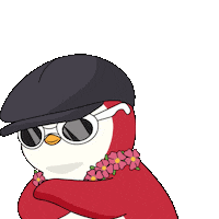 Morning Hello Sticker by Pudgy Penguins