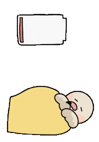 curlew_o3o bed lazy rest charging Sticker