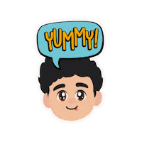 chrisrto reaction food face hungry Sticker