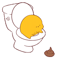 Tired Poop Sticker by Nattan_Universe
