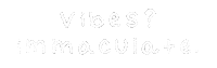 Vibes Immaculate Sticker by LiveAsYou