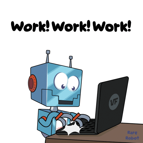Work Working GIF by VeeFriends
