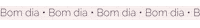Bom Dia Letreiro Sticker
