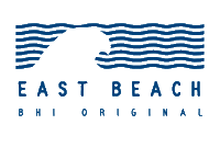 East Beach Bhi Sticker by Riverside Adventure Co.