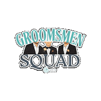 grinaccs wedding squad married groom Sticker