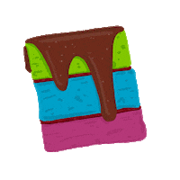 baked goods rainbow Sticker by COREY PAIGE DESIGNS