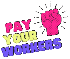 Fashion Pay Up Sticker by Clean Clothes Campaign