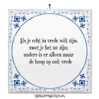 Moment Hoop Sticker by Tegelspreuken.nl