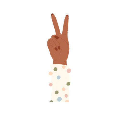 Peace Saludo Sticker