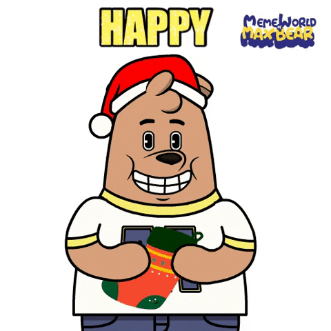Happy Happiness GIF by Meme World of Max Bear