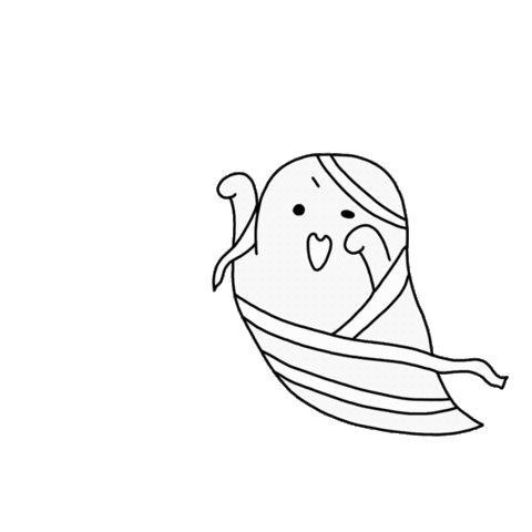 Halloween Ghost Sticker