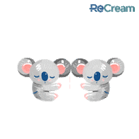 recream koala bebek krem pisik Sticker
