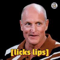 Woody Licks His Lips