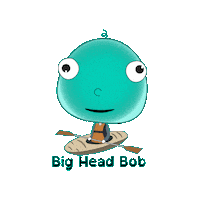 Kayaking Grand Canyon Sticker by BigHeadBob.com